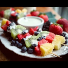 Yogurt and Fruit Kabobs Recipe