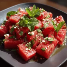 Watermelon Mint Salad Recipe